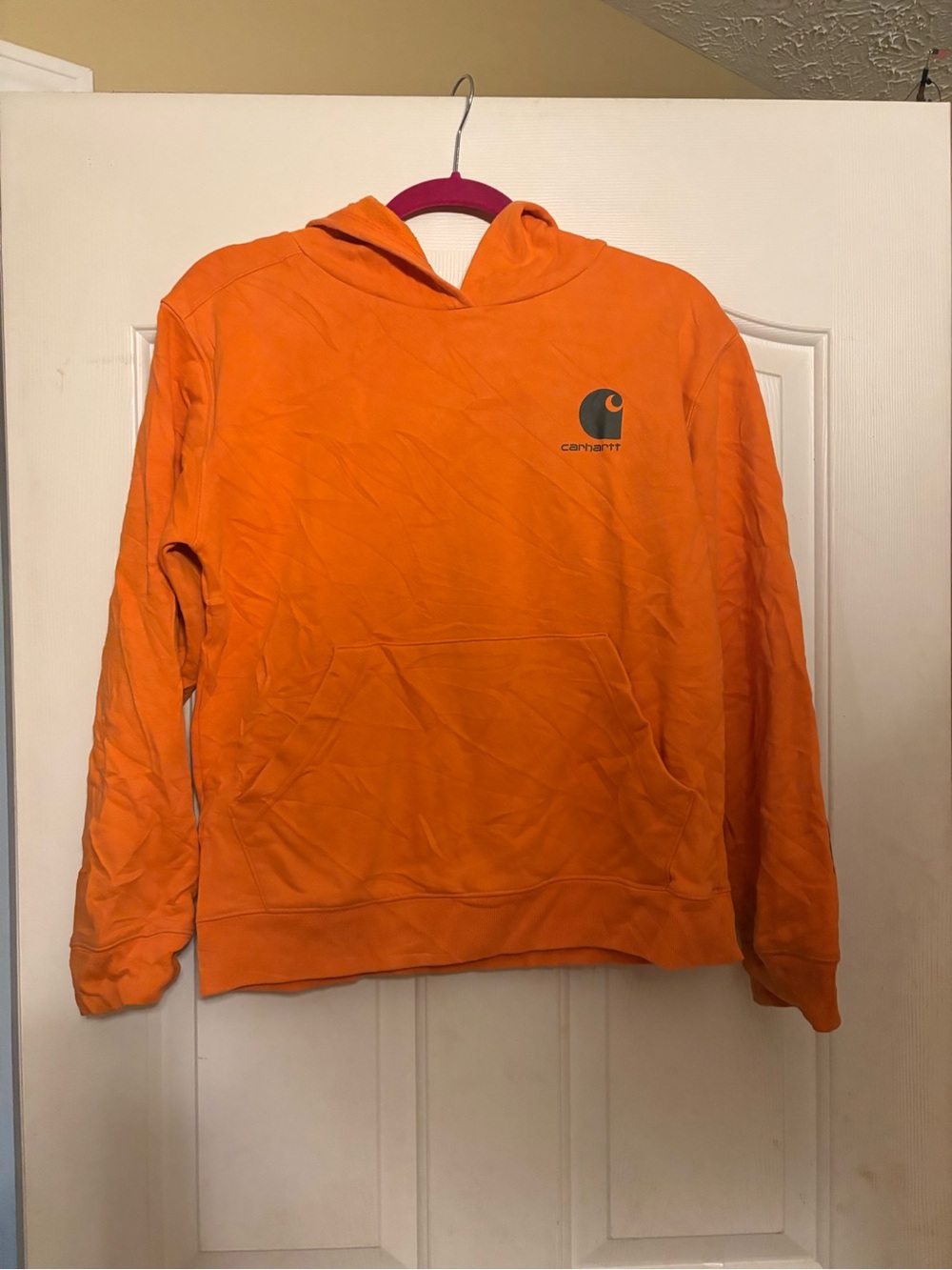 Carhartt Kids Orange Hooded Sweatshirt